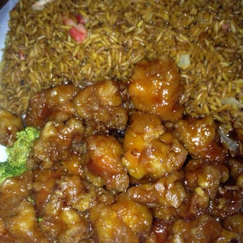 China Sky Take Out - General Tsos with Pork Fried Rice - Chinese Near Me - West Palm Beach, Florida China Sky Take Out - General Tsos with Pork Fried Rice - Chinese Near Me - West Palm Beach, Florida