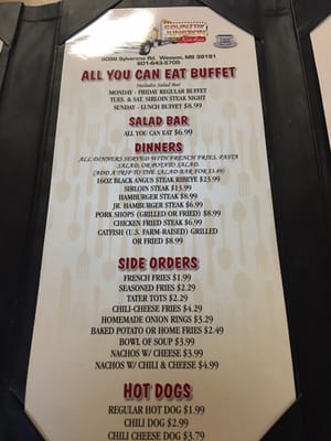 Menu photo 2 Country Junction Truck Stop Wesson, MS