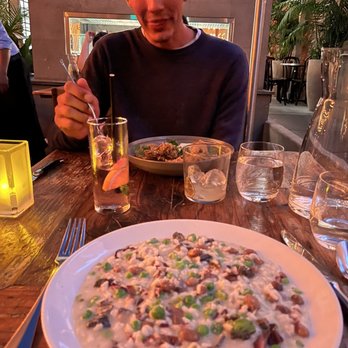 Foreign Cinema - Risotto and Curry - Scented Sesame Fried Chicken - Breakfast & Brunch Near Me - San Francisco, California