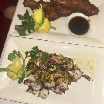 Oceanos - Grilled Octopus and Coconut Shrimp - Seafood Near Me - Fair Lawn, New Jersey