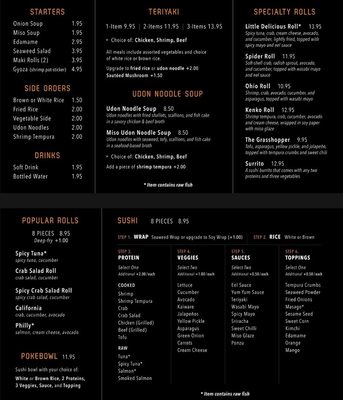 Menu photo 1 Kenko Cleveland, OH