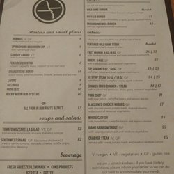 Dusty Trail Cafe & Steakhouse - Menu