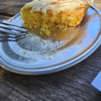 Big Lake Brewing - Fried corn bread with honey butter. So sweet I saved some for dessert too. - Bars Near Me - Holland, Michigan