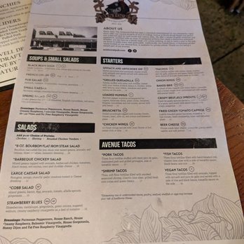 Aristocrat Pub & Restaurant - June '26 menu - Pubs Near Me - Indianapolis, Indiana