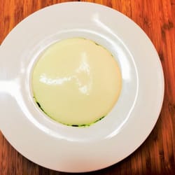 Braisenville Emulsion de ratte du touquet champignons shitaké et jus de cresson