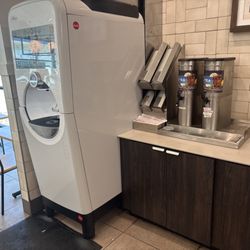Wendy's - Soda machine is that Coke 2000 model