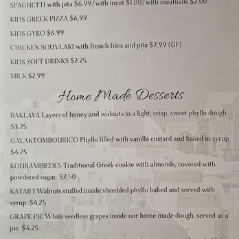 John the Greek - Menu - Mediterranean Near Me - San Antonio, Texas