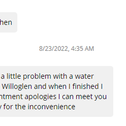 did not make it to our scheduled appointment did not make it to our scheduled appointment