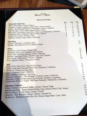 Menu photo 2 Harvest Thyme Tavern Davidsonville, MD Menu photo 2 Harvest Thyme Tavern Davidsonville, MD