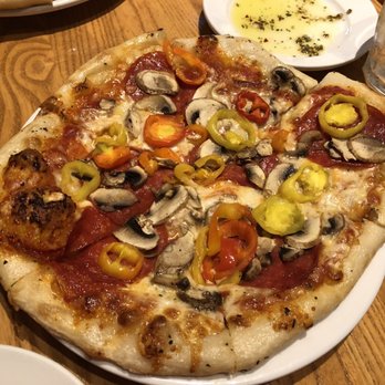 Broken Rocks Cafe & Bakery - pepperoni and mushroom pizza with banana peppers - Bakeries Near Me - Wooster, Ohio
