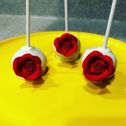 Sunshine Sweets - Mothers Day rose cake pops