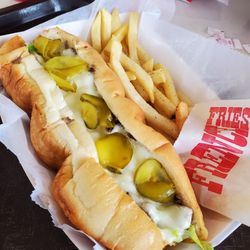 Art's Sandwich Shop - Cheese steak add lettuce, mayo, and pickles.