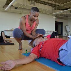 Reiki with a student