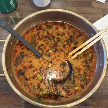 Mala Town - Signature beef broth/medium spice devoured - Hot Pot Near Me - Las Vegas, Nevada Mala Town - Signature beef broth/medium spice devoured - Hot Pot Near Me - Las Vegas, Nevada