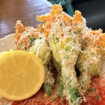 Red Ash - Squash blossoms. - Italian Near Me - Austin, Texas Red Ash - Squash blossoms. - Italian Near Me - Austin, Texas