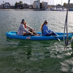 The kayak attached to the Vessel - great fun!