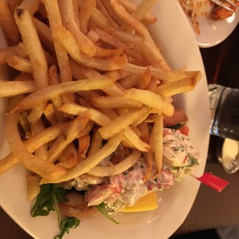 The Smith - Lobster roll with fries - New American Near Me - New York, New York The Smith - Lobster roll with fries - New American Near Me - New York, New York