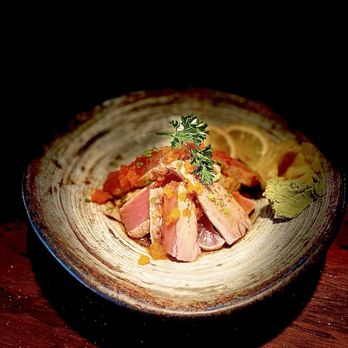 Siam Thai & Sushi - Tuna Tataki sushi grade tuna lightly seared w/ginger wasabi Masago & ponzu. Winners circle OuiOui :).,, - Thai Near Me - Clearwater, Florida Siam Thai & Sushi - Tuna Tataki sushi grade tuna lightly seared w/ginger wasabi Masago & ponzu. Winners circle OuiOui :).,, - Thai Near Me - Clearwater, Florida