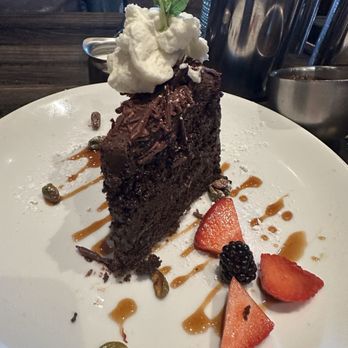 Los Caminos Modern Cocina - THREE LAYER CHOCOLATE CAKE - Mexican Near Me - Flower Mound, Texas Los Caminos Modern Cocina - THREE LAYER CHOCOLATE CAKE - Mexican Near Me - Flower Mound, Texas