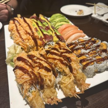 Hokkai Sushi - Sweet 16 roll, Angry Dragon rolls, sweet potato roll, crab sushi, avocado sushi, so good!! - Sushi Bars Near Me - Glen Ellyn, Illinois Hokkai Sushi - Sweet 16 roll, Angry Dragon rolls, sweet potato roll, crab sushi, avocado sushi, so good!! - Sushi Bars Near Me - Glen Ellyn, Illinois