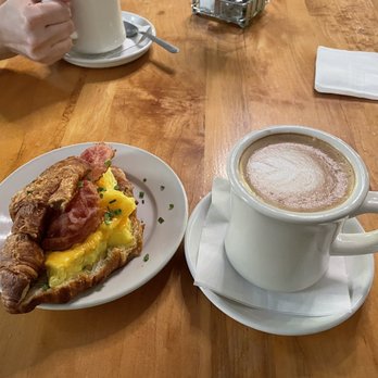 Beans in the Belfry - Breakfast Sandwich and caramel latte - Sandwiches Near Me - Brunswick, Maryland Beans in the Belfry - Breakfast Sandwich and caramel latte - Sandwiches Near Me - Brunswick, Maryland