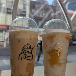 Supreme Bubble tea and Mango Grapefruit Boom