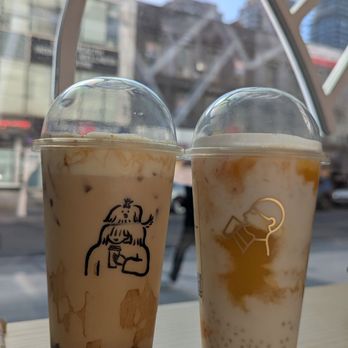 Hey Tea - Supreme Bubble tea and Mango Grapefruit Boom - Bubble Tea Near Me - Toronto, Ontario