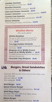 Menu photo 5 Whifs Flap Jack House Drumheller, AB