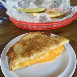 Tiki Bar MKE Public Market - 1/2 of the kid's grilled cheese.