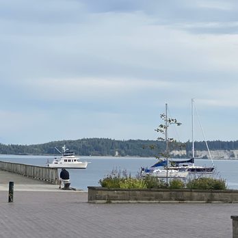 Doc's Marina Grill - A view from near the patio - American Near Me - Bainbridge Island, Washington Doc's Marina Grill - A view from near the patio - American Near Me - Bainbridge Island, Washington