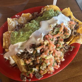 Las Cazuelas - super nachos with asada - Mexican Near Me - Seaside, California