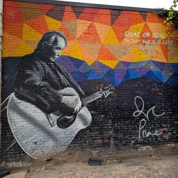 John Prine Mural - Public Art Near Me - Raleigh, North Carolina John Prine Mural - Public Art Near Me - Raleigh, North Carolina