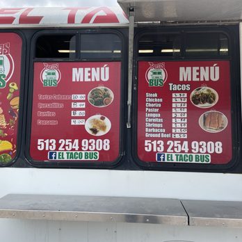 El Taco Bus - New menu - Food Trucks Near Me - Cincinnati, Ohio
