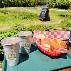 Jordan Pond - Popovers and lemonades.