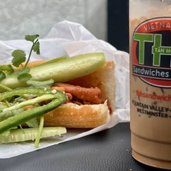 THH Sandwiches - Fountain Valley - Sandwich & coffee