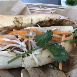 V’Town - Half of the chicken bahn mi( other half in ma belly, good!)