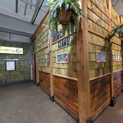 Ticonderoga Club - Outside. Storefront and interior entrance located inside Krog Street Market. There is also an outdoor / exterior entrance.
