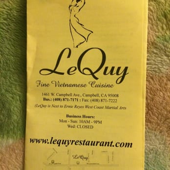 LeQuy - Menu - Vietnamese Near Me - Campbell, California LeQuy - Menu - Vietnamese Near Me - Campbell, California