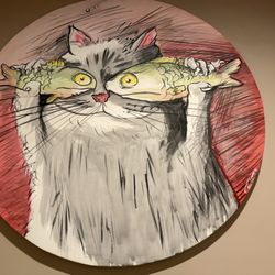 Sushi Nekosan - Cat art