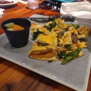Corner 16 - Sausage, spinach, and cheese omelet - Southern Near Me - Knoxville, Tennessee Corner 16 - Sausage, spinach, and cheese omelet - Southern Near Me - Knoxville, Tennessee