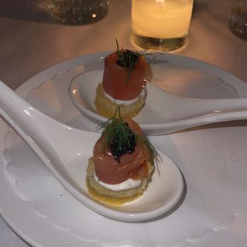 Duane Park - Salmon Blini - Supper Clubs Near Me - New York, New York Duane Park - Salmon Blini - Supper Clubs Near Me - New York, New York