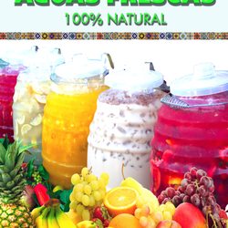 Baja Ranch Market - Horchata, Tamarindo, Mango, Mamey, Strawberry, Watermelon, Cantaloupe, Lemon+Chia, Pineapple+Spinach, Jamaica, Iced Coffee