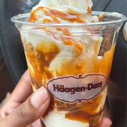 Small sundae is more of a large lol (vanilla, caramel, peanuts and whipped cream). Couldn't finished it all but delicious!! Small sundae is more of a large lol (vanilla, caramel, peanuts and whipped cream). Couldn't finished it all but delicious!!