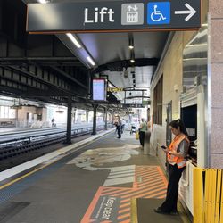 Ashfield Station - 10/30/23 FYI, here comes the train. Circular Quay exit