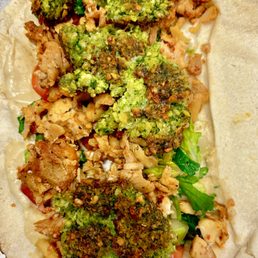 Chicken Falafels Wrap