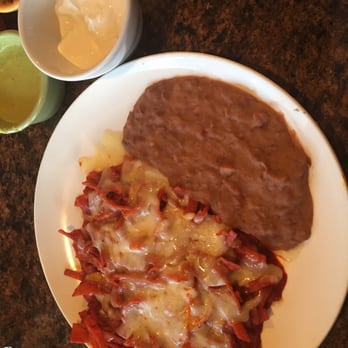 Taqueria Chalupas - Red chilaquiles...which tasted like nothing but old grease. - Mexican Near Me - Webster, Texas Taqueria Chalupas - Red chilaquiles...which tasted like nothing but old grease. - Mexican Near Me - Webster, Texas