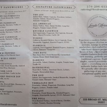 Locale Mercato - Desserts Near Me - Milford, Pennsylvania