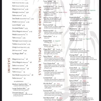 Ju Hachi - Menu - Sushi Bars Near Me - Sacramento, California Ju Hachi - Menu - Sushi Bars Near Me - Sacramento, California