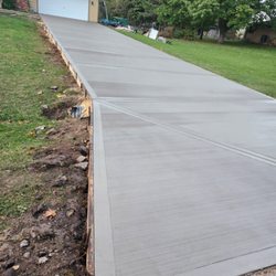 RSD Concrete - I had grade issues due to settling over the years. The work corrected this and the drive is perfect. The backfill was put off due tobudget