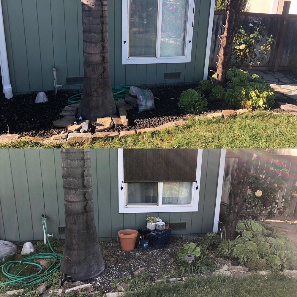 Np Hauling & More - Cleaned out all debris and laid out lava rock - Junk Removal & Hauling Near Me Np Hauling & More - Cleaned out all debris and laid out lava rock - Junk Removal & Hauling Near Me